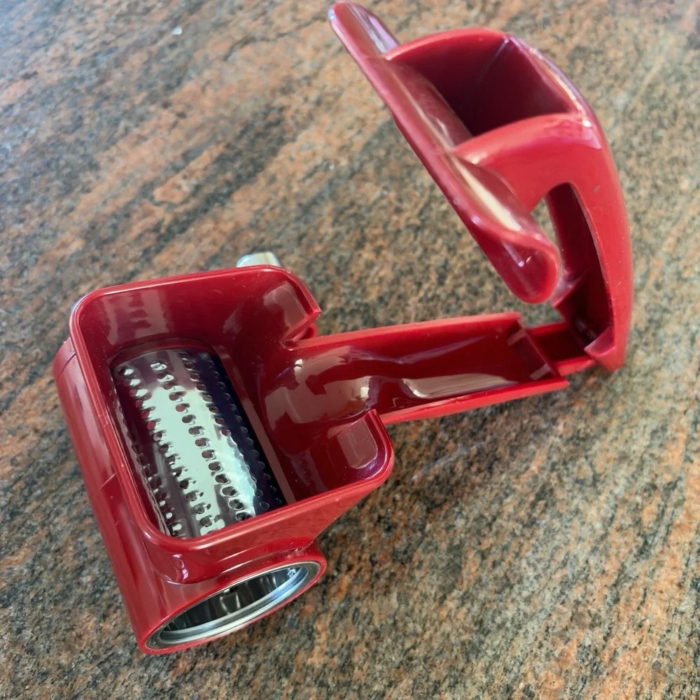 KitchenAid Rotary Grater Red New  Ideal for Cheeses Nuts & Chocolate